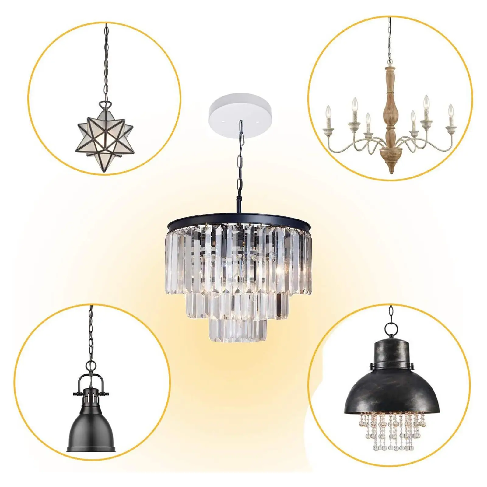 Ceiling Lighting Canopy Kit Pendant Light Cover Assembly Ceiling Lamps