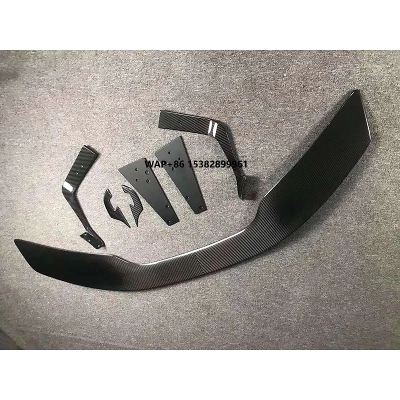 

Novit Style Dry Full Carbon Fiber Car Exterior Parts Rear Spoiler for Mclaren 570S 540C 570GT 2015-2018 Carbon Rear Tail Wing