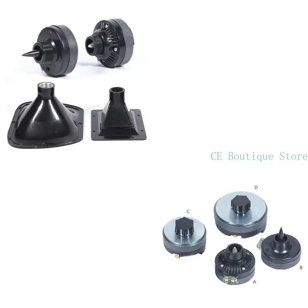 

652F Aluminum Horn Tweeter Driver Dome Cover Stage Treble Speaker DIY Screw On