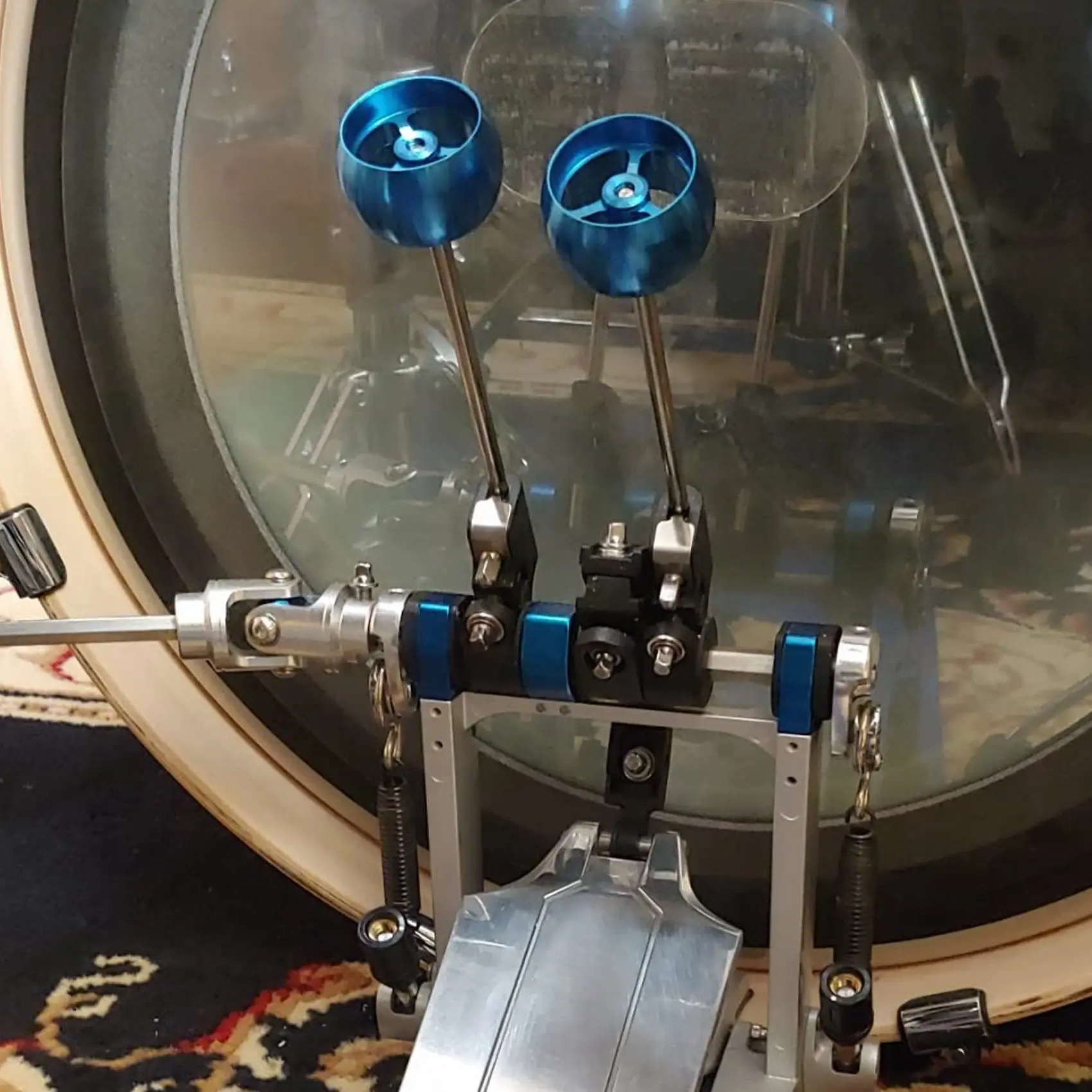 【STOCK】bater de Pedal de bombo de aleación de aluminio, pieza accesorio para instrumento de percusión