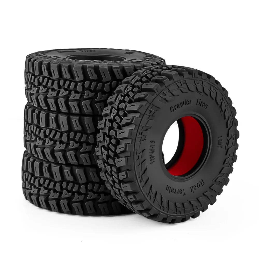 

GLOBACT 1.9" Tire RC Crawler 1.9" Dual Stage Foam Inserts for Rock Terrain for Axial SCX10 FCX TRX4 1.9" Wheel Tires Upgrade