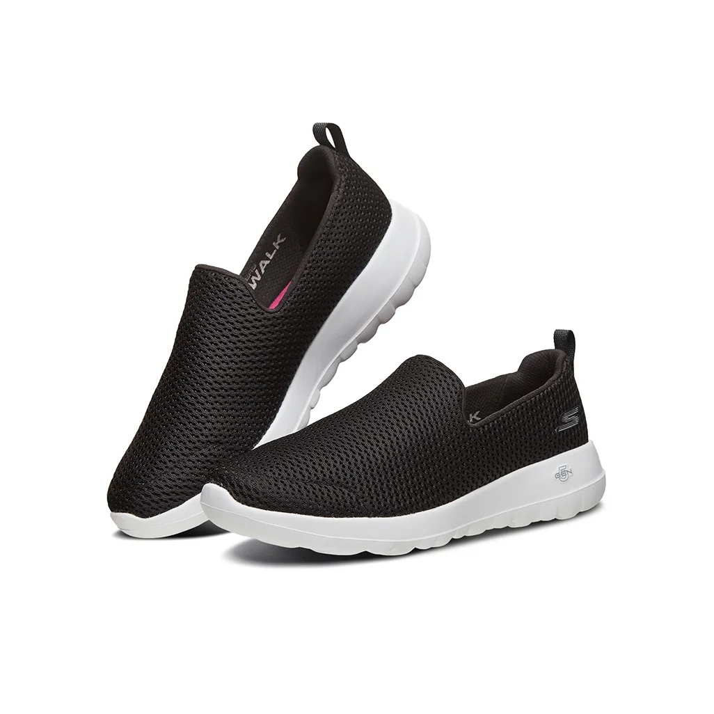 Skechers GO WALK Joy Walking Shoes Women's Low Top Black/White 15600-BKW view 6