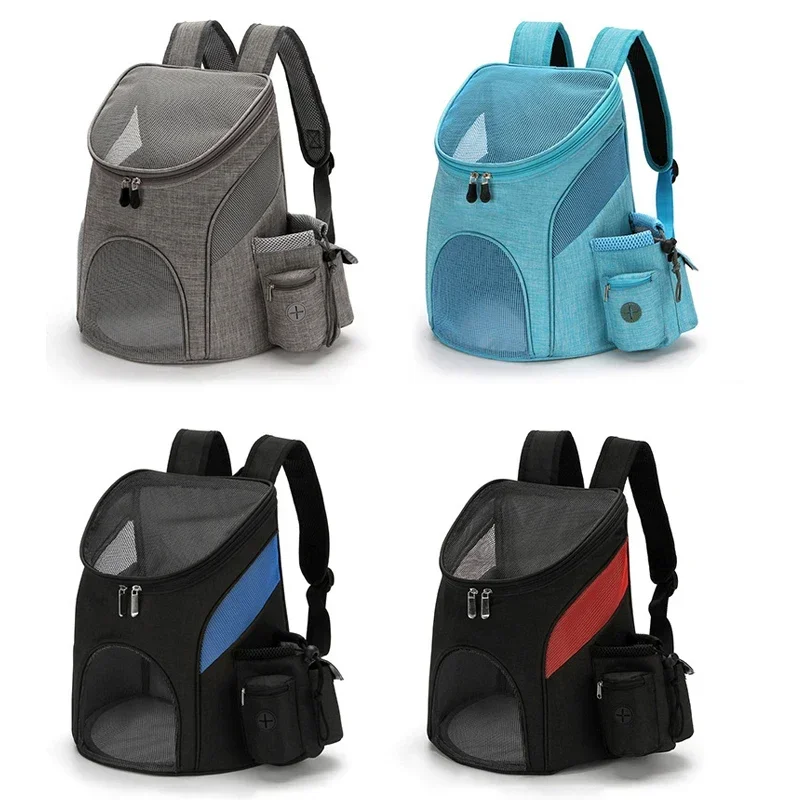 

Outdoor Pet Travel Double Backpack Foldable Cat and Dog Pet Box Pet Supplies Travel Fashion Pet Carrying Front Bag
