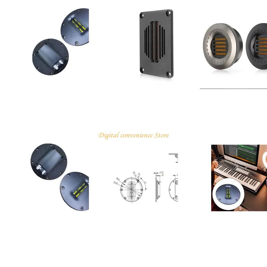 

Ленточный высокочастотный динамик 97QA, 8 Ом, 15 Вт с алюминиевой диафрагмой для превосходного высокочастотного звука