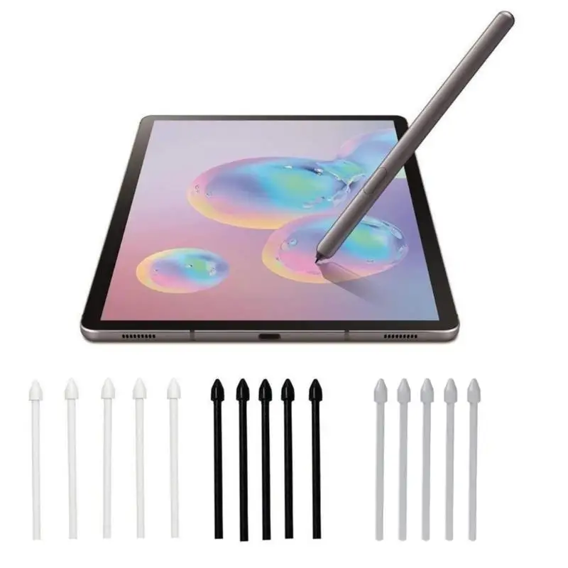 652F 5Pcs Replacement Pen Nibs With Pen Clip Compatible For Tablets T860 T865 Tablets Precise Pressure Sensitivity