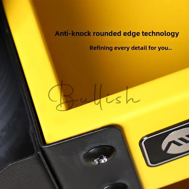 Workshop maintenance Steel tool trolley Drawer type removable three-layer trolley