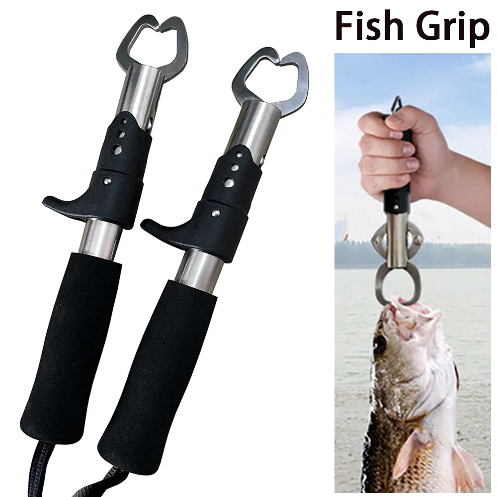 17cm/21cm tragbare rostfreie Edelstahl Fisch zange Clip Controller profession elle Fisch griff Lippen fänger Angelhaken Werkzeug