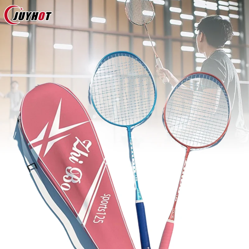 Badminton Racket Set Single And Double Racket Ultra-Light And Durable Badminton Racquet Set For Men Women Adults And Students