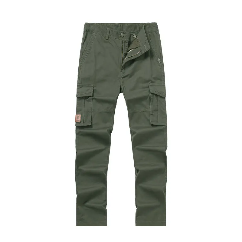 Spring and Autumn New Tooling Men's Cotton Trousers, Multi-pocket Casual Fashion All-match Pants, Work Pants