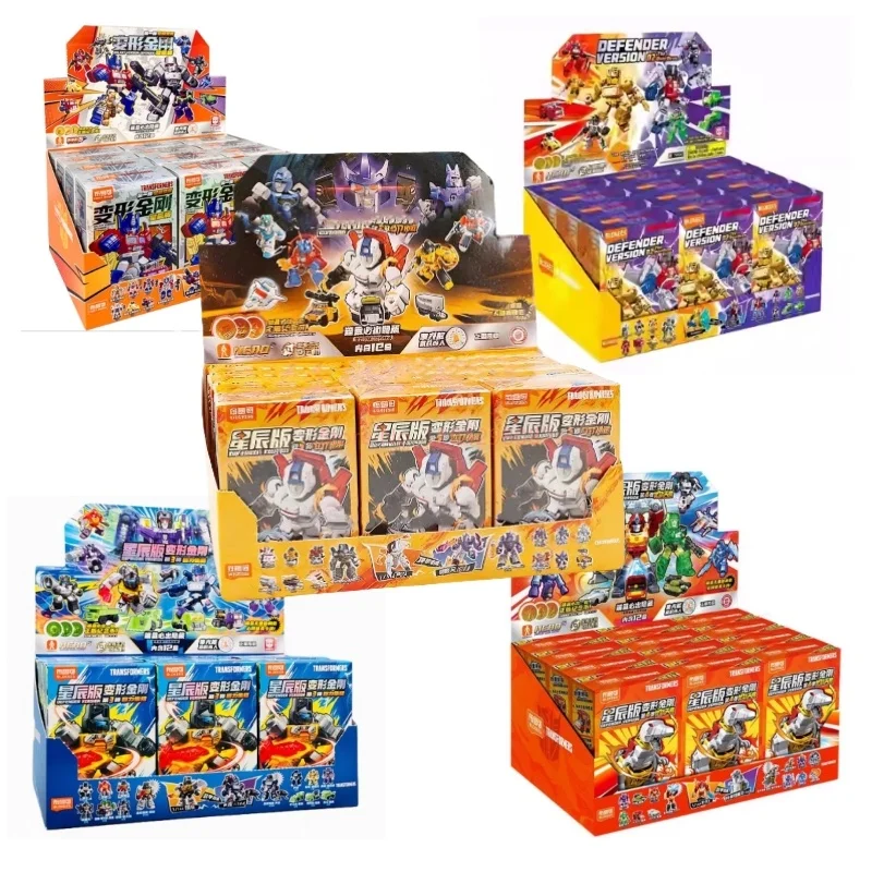 

Оригинальная серия Blokees Transformers Defender/Galaxy/Shining, слепая коробка, полная аниме-фигурка Optimus Prime, модель игрушки