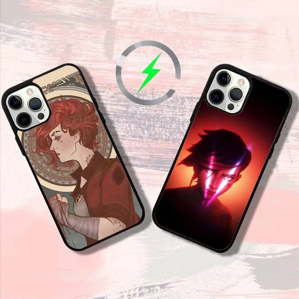 

A-Arcanes Game Vi Phone Case For iPhone 17,16,15,14,13,12,11,Pro,Max,Plus,Mini,SE4,E Magnetic Magsafe Wireless Charging