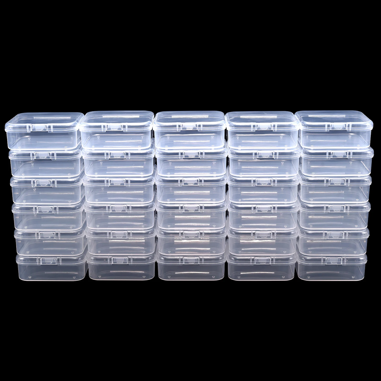 14/20/30/45グリッドプラスチック収納ボックス透明コンテナケースネイルアート収納ボックス個別防塵ジュエリー収納ボックス