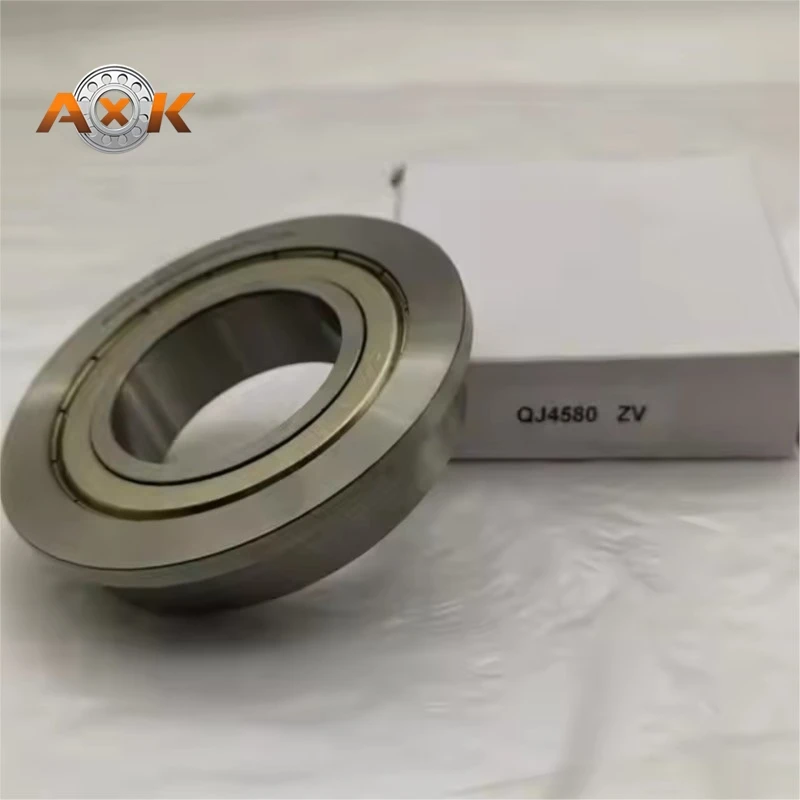 QJ4580ZV Flange Bearing 45x80/92x20mm 45*84*20/15mm 45*84*20/8mm, Four Point Angular Contact Ball Bearing