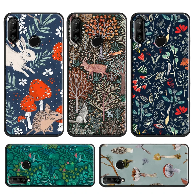 Wild Forest Animal Case For Huawei P30 Pro P40 P20 Lite Mate 20 Lite P Smart 2019 Z Nova 5T Honor 50 10i 8X 9X