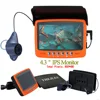 Caméra de pêche visuelle HD, moniteur IPS 4.3 pouces, détecteur de poisson, avec câble de 15m, 1000TVL, caméra sous-marine, commande 8 pièces, lumières infrarouges 4