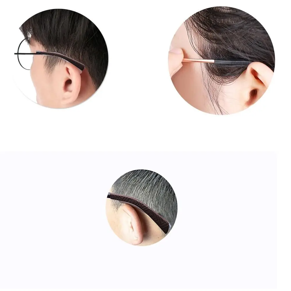 

Anti Drop Silicone Glasses Anti-slip Sleeves Silicone Glasses Elastic Grip Temple Tip Stoppers Holder Eyewear Retainer Holders