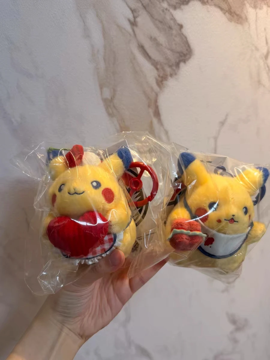 official-pokemon-cafe-series-pikachu-plush-keychain-set-heart-burger