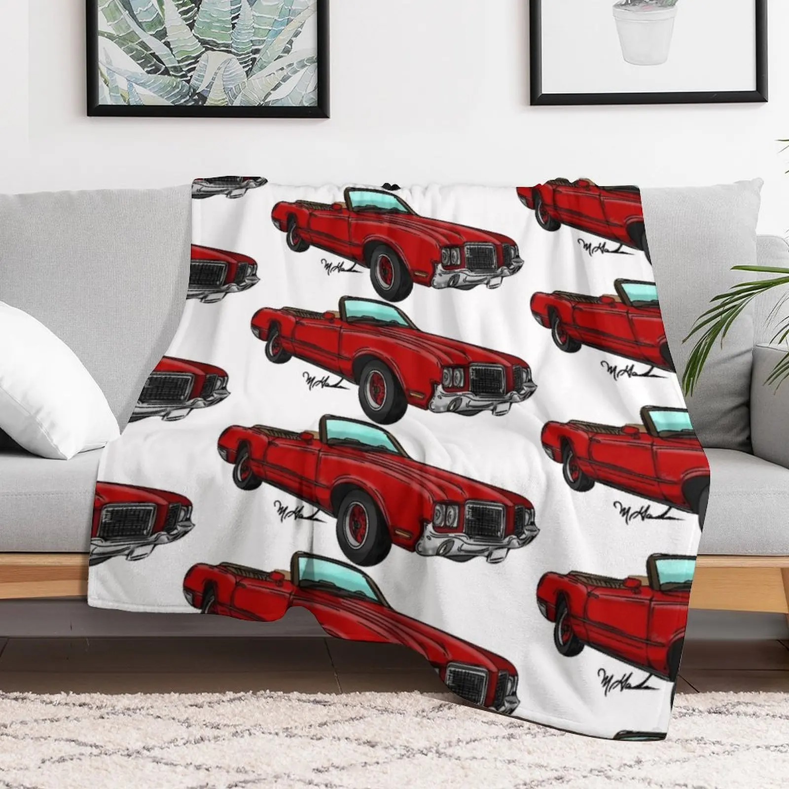 Cutlass Supreme Throw Blanket decorative Fashion Sofas wednesday Blankets