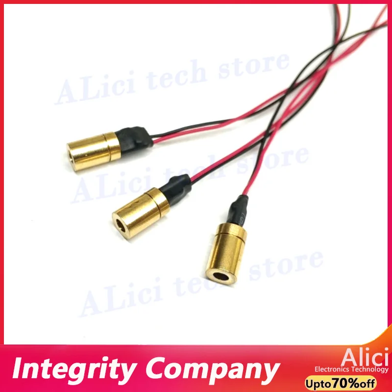 

850nm 5mW IR Dot Infrared Laser Diode Module IR Brass LED 6x10mm