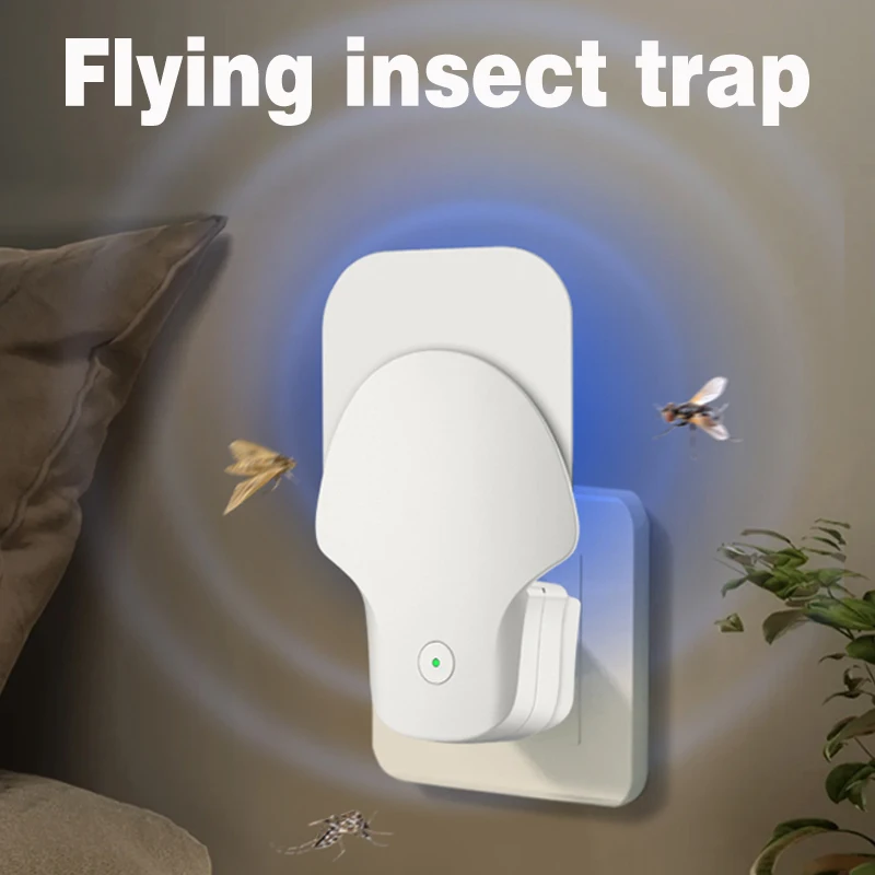 

indoor electric anti fruit fly lamp moth trap bug zappers catcher flies killer insect killing devices Mosquito stickers house