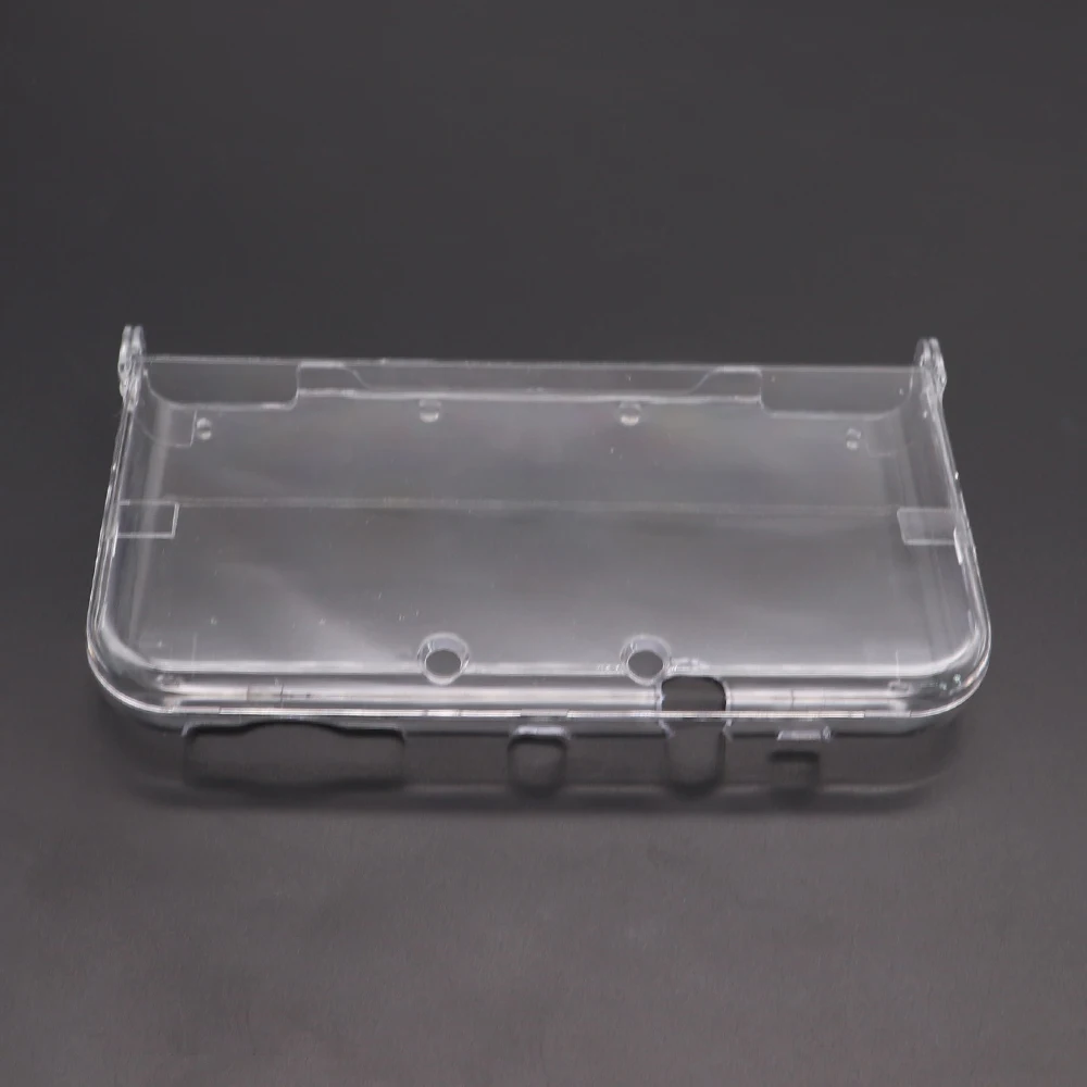 Für Neue 3DS XL LL Klar Split Shell Transparente Schutzhülle Fall Bildschirm Film LCD Screen Protector Kunststoff/Metall Stylus
