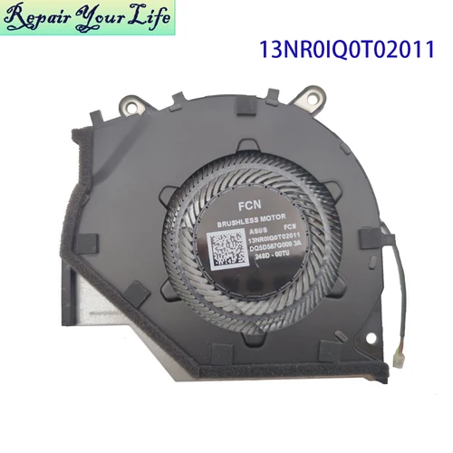 Imagen 2 del producto Ventilador de refrigeración CPU GPU para ASUS ROG Zephyrus G16 GU605 GU605MZ GU605MI GU605C enfriador de ordenador portátil 13NR0IQ0T02011 13NR0IQ0T01011 FSC9 FSC8