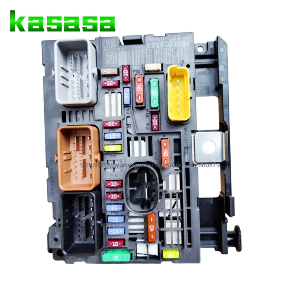 

9675877980 9807028580 Original New Premium RELAY FUSE BLOCK for Peugeot 407 407SW RCZ 3008 C5 X7 C4 Picasso C6 BSM R02 00