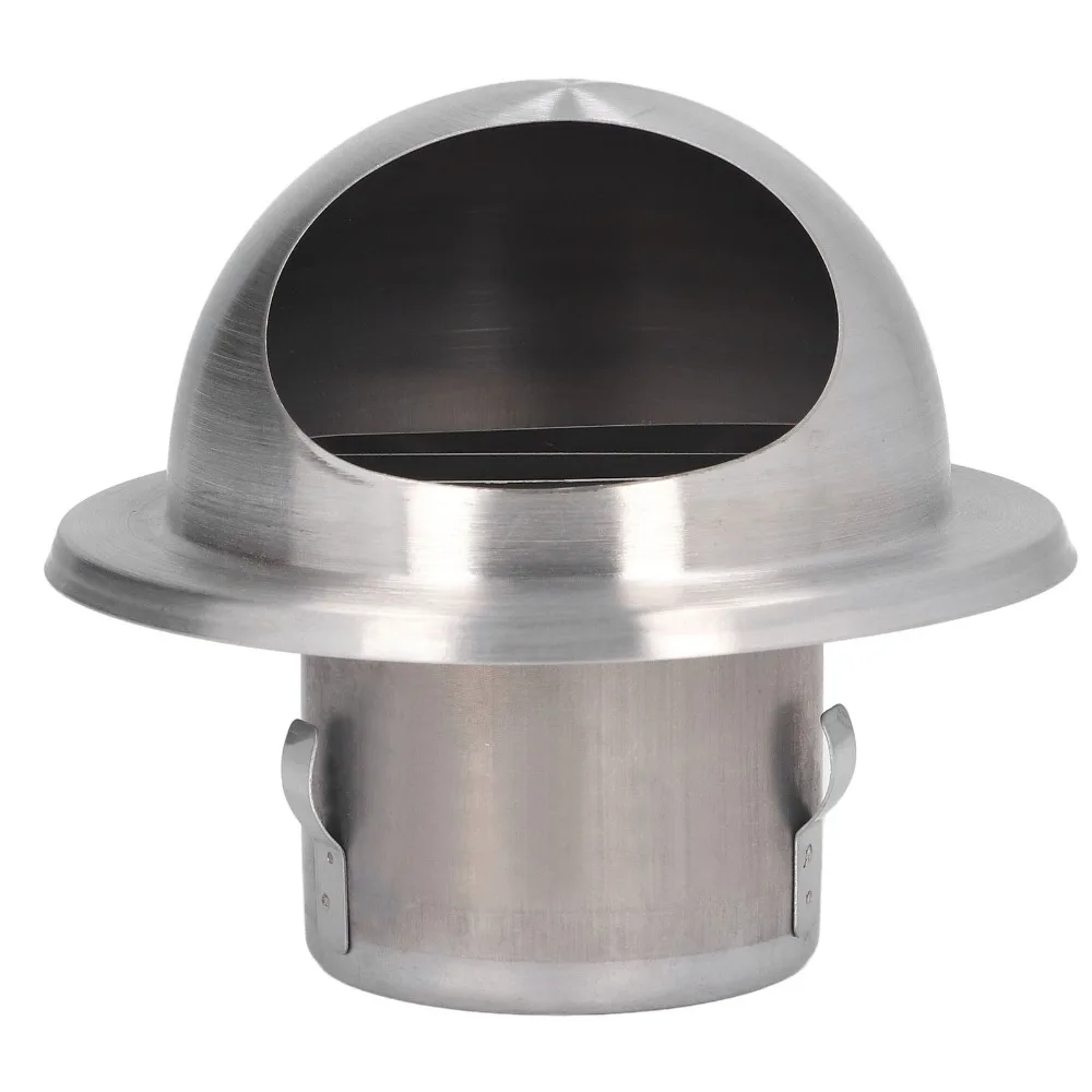 Durable Stainless Steel Air Vent Round Decorative Wall Vent Cover External Extractor Vent Exhaust Fan