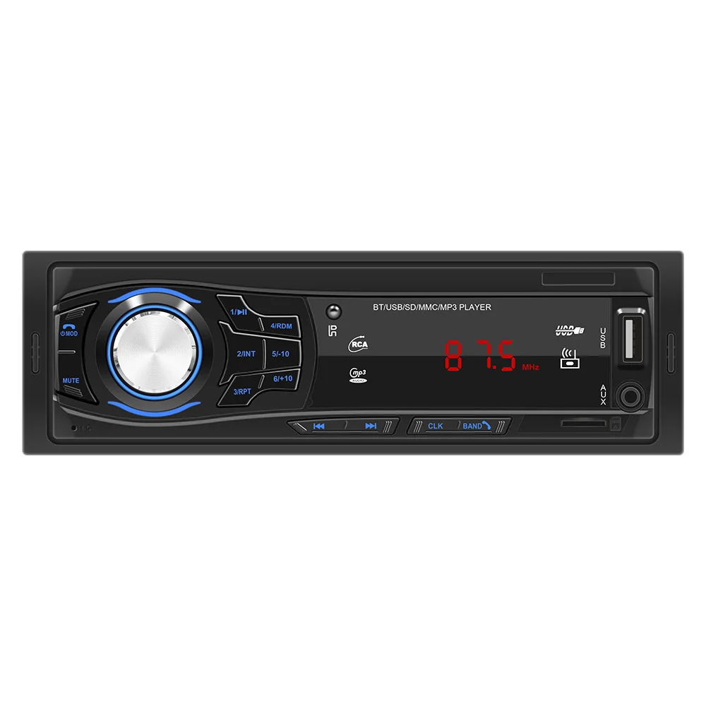 SWM-1428 New 12V Universal Vehicle-mounted Bluetooth Mp3 Player Supports TF Card U-disk FM Car Radio