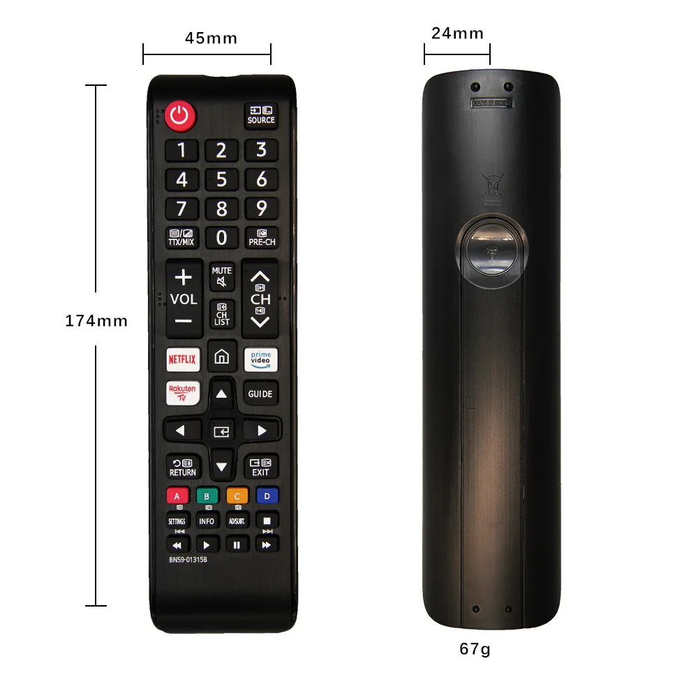 For SAMSUNG BN59-01315B Remote Control 4K UHD 6/7/8/9/TU-7000 Smart TV UE55RU7100UE43RU7105 UE43RU7179 UE55RU7179 Dropshipping - view 6