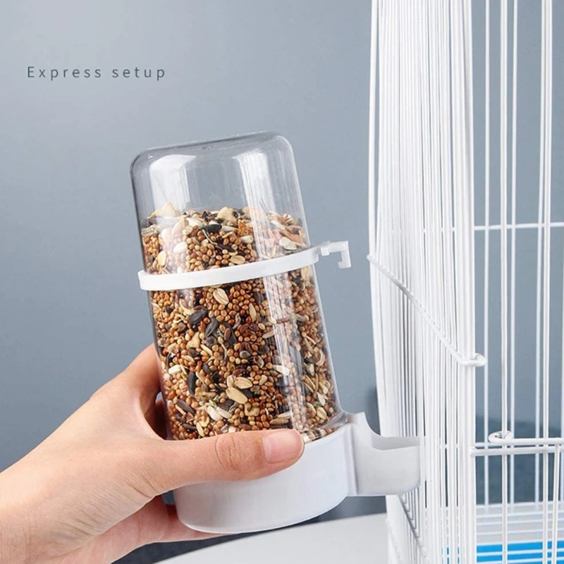 

Bird Feeder And Waterer Bird Automatic Feeder For Cage Bird Water Bowl Automatic Drinker Water Feed Dispenser