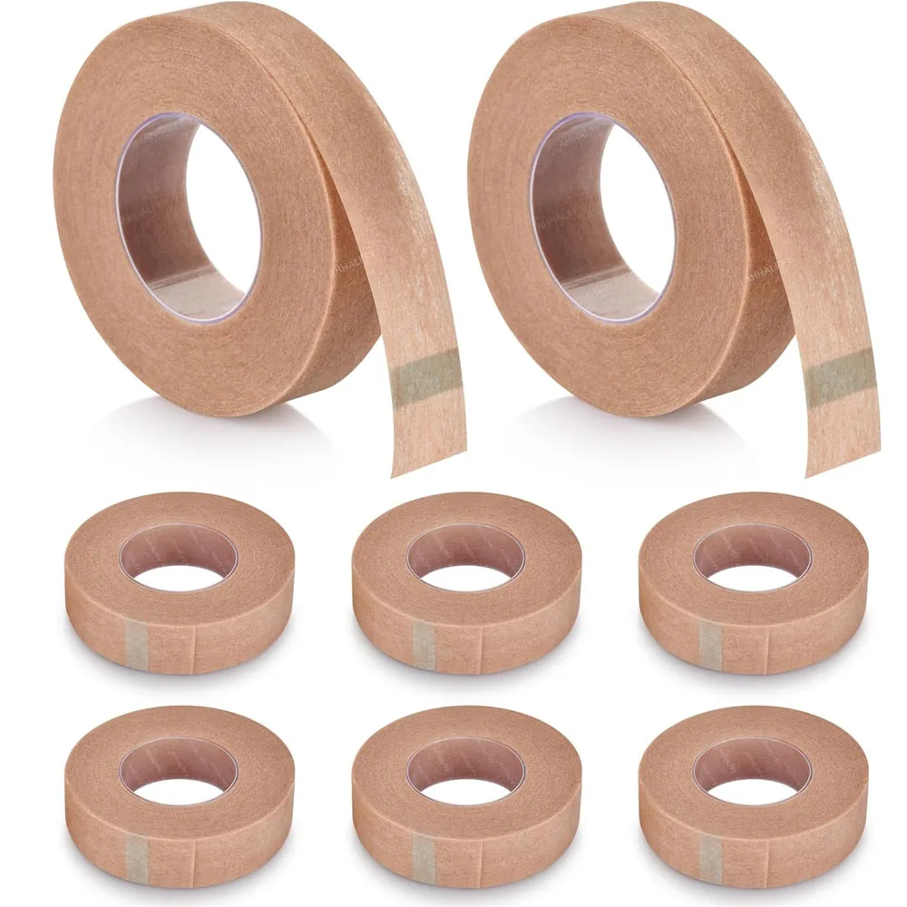 8 Rolls Nose Tape for Rhinoplasty Shaping Nose Bandage Micropore Thinoplasty Tape Hypoallergenic Medical Paper Tape