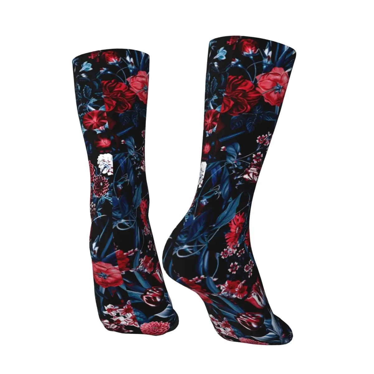 Crazy compression EXOTIC GARDEN - NIGHT X Sock for Men Harajuku Quality Pattern Crew Sock Casual