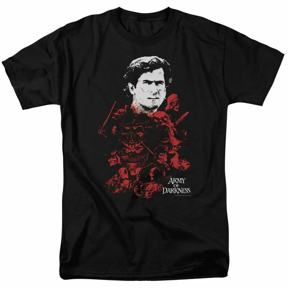 

Army of Darkness Pile of Baddies T Shirt Mens Licensed Retro Movie Tee Black