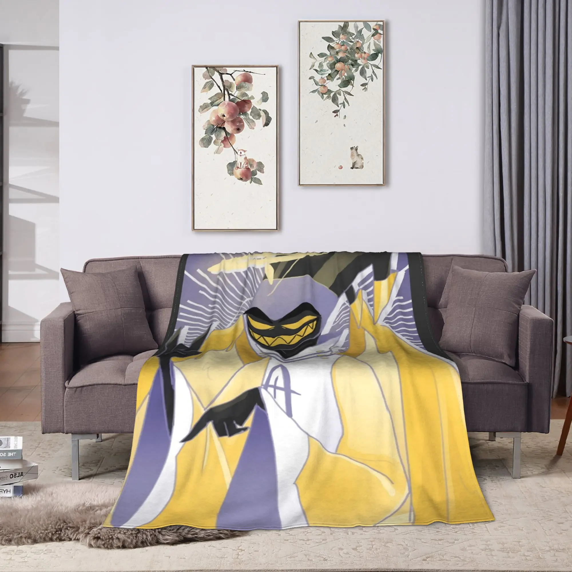 Adam Hazbins Hotels Blankets Velvet All Season  Portable Super Soft Throw Blankets for Sofa Couch Bedspreads