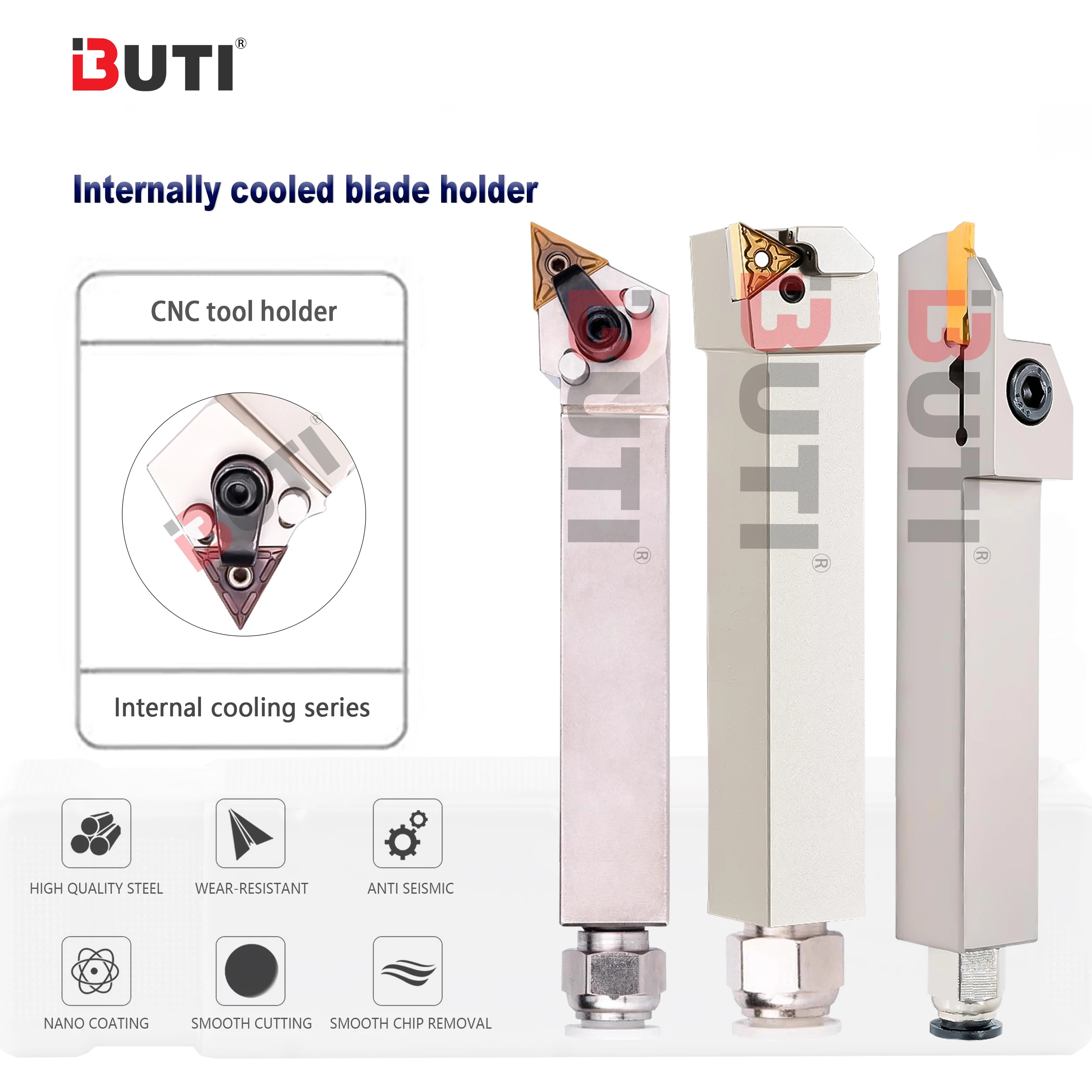 

A-MWLNR1620H08 PWLNRL020K08-A CNC Internal Cooling Outlet Water Grooving Cutter Bar Outer Circle Seismic Cutting Off Cutter Bars