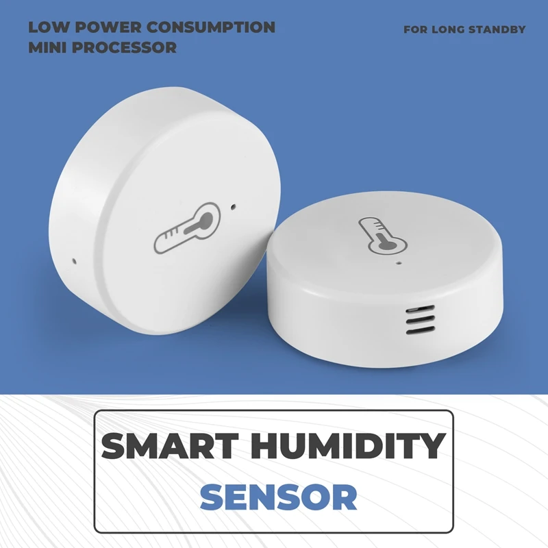 Tuya Smart Zigbee 3,0 Sensor inteligente de temperatura y humedad seguridad alimentada por batería con aplicación Tuya Smart Life Alexa