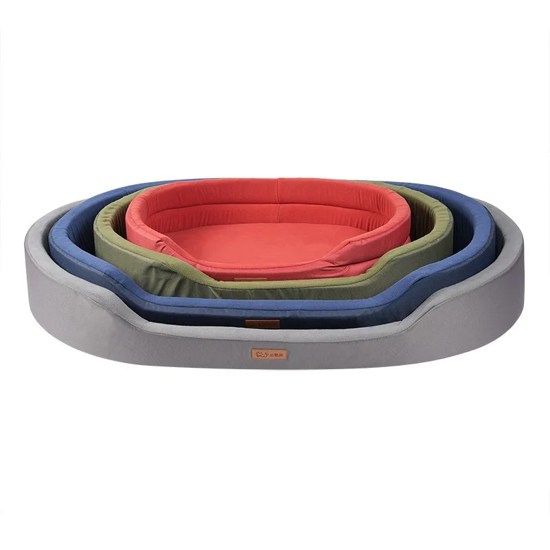 

Съемный и моющийся дизайн из собачьей кости с независимыми двусторонними подушечками для домашних животных, устойчивая к царапинам и укусам, кошачья кровать