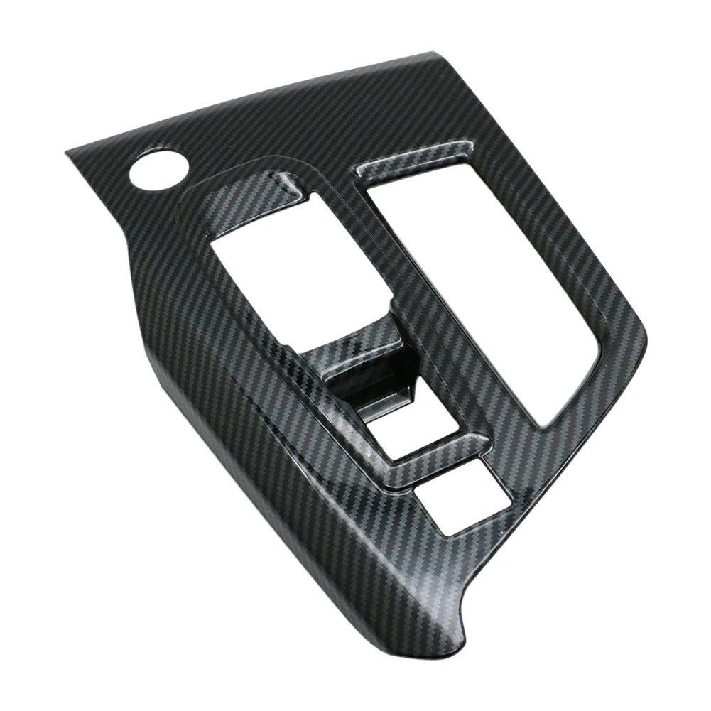 

for Peugeot 3008 GT 5008 2016-2018 Carbon Fiber Gear Shift Panel Cover Car Decoration Trim Interior Accessories