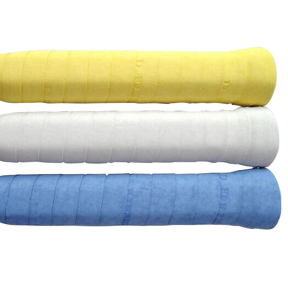 الأزرق الرطوبة فتل الرمال إنهاء قبضة التفاف ل مضرب الرياضة مكافحة زلة غطاء مقبض تنس الريشة بيكلبول Overgrip