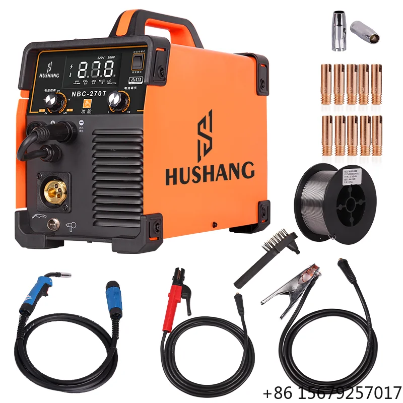 Portable 160Amp Dual Voltage Multifunctional CO2 Soldador Mig Welding Machine No Gas Gasless MIG/MMA/TIG 4 in 1 MIG Welders