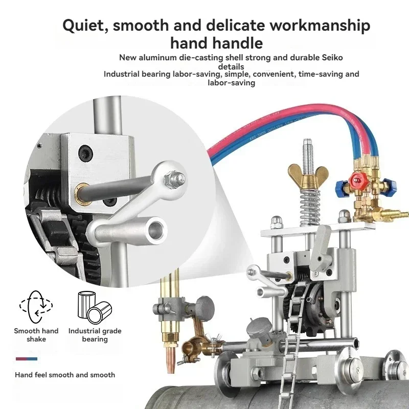 

Hand-operated Chain Pipe Flame Cutting Magnetic Pipe Cutting Machine/beveling Machine.