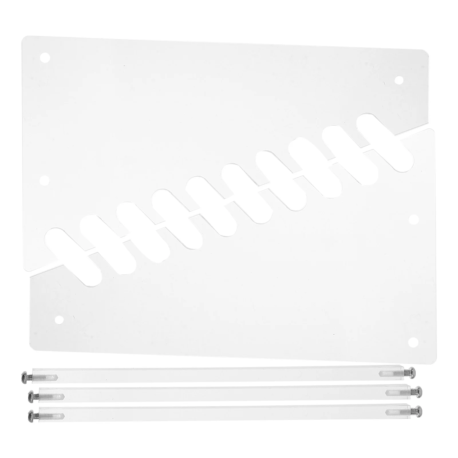 

Pipette Rack Lab Micropipette Pipettor Stand Acrylic Laboratory Holder Double Sided