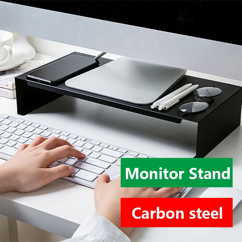 non slip desktop monitor stand suporte para laptop desk riser home office suporte de armazenamento pc tv screen riser 01