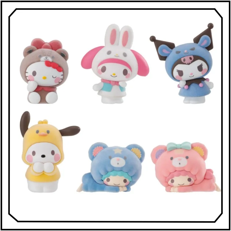 

【in Stock】 Bandai Hello Kitty EX CASHAPON Cute Creativity Cross-dressing Series Action Figure Fashion Collection Souvenir