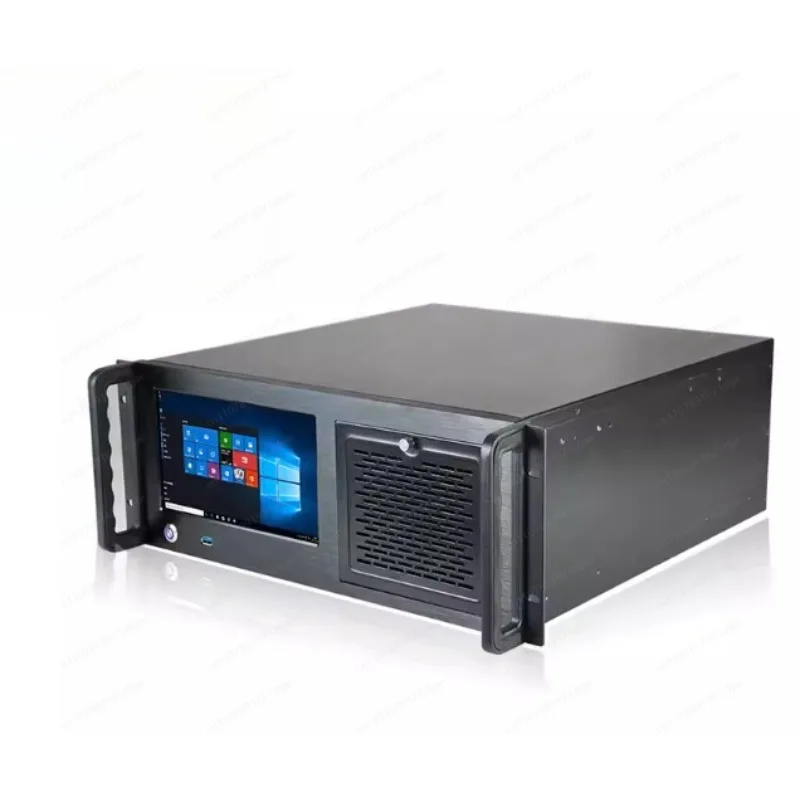 4U Touch Screen Industrial Chassis with 9-inch LCD Display, Rack-mount Integrated Workstation for Control System