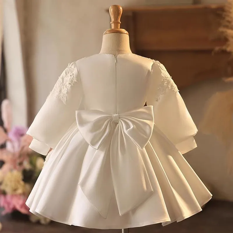 High-End Children's Evening Gown Host Piano Performance Wedding Birthday Party Girls Dresses A4327 Vestidos Bridesmaid Dresses