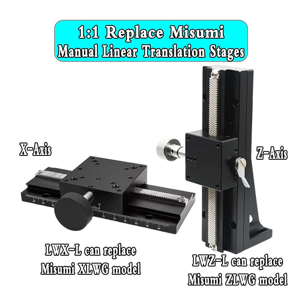 Manual Dovetail Groove Slide Table Linear Stage Long Stroke X/Z/XZ Axis High Precision Displacement Platform Printing equipment