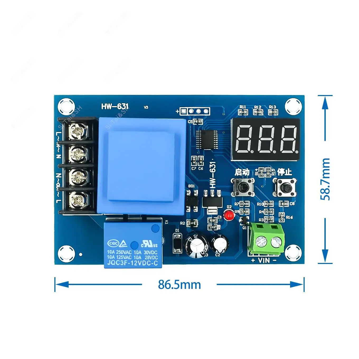 Imagem -03 - Módulo de Controle de Carga de Bateria de Lítio Xh-m602 Bateria de Controle Digital Interruptor de Controle de Carga Placa de Proteção Novo