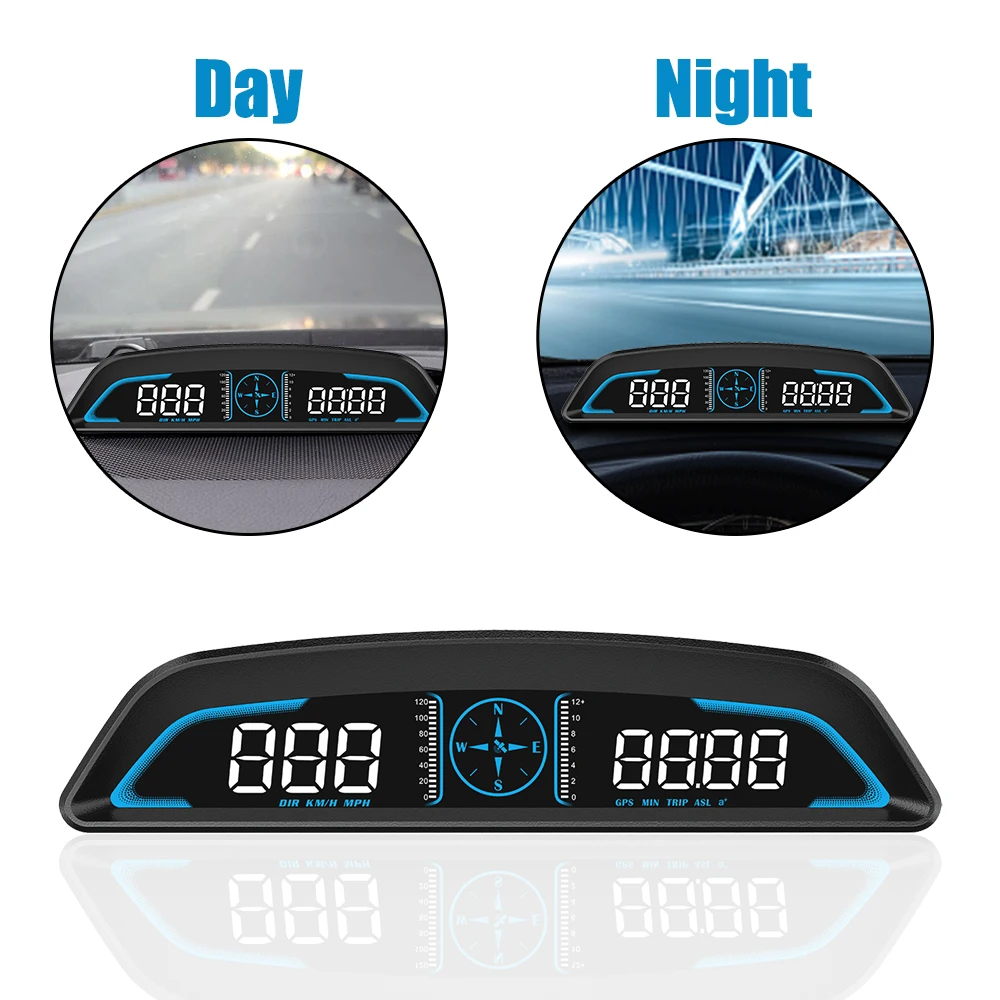 

Car Speedometer Smart Digital Alarm Reminder Meter G3 GPS HUD Heads Up Display Universal